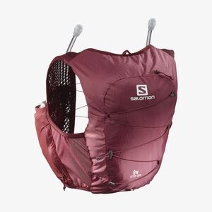 NWT Salomon Womens Active Skin 8 Running Vest with flasks